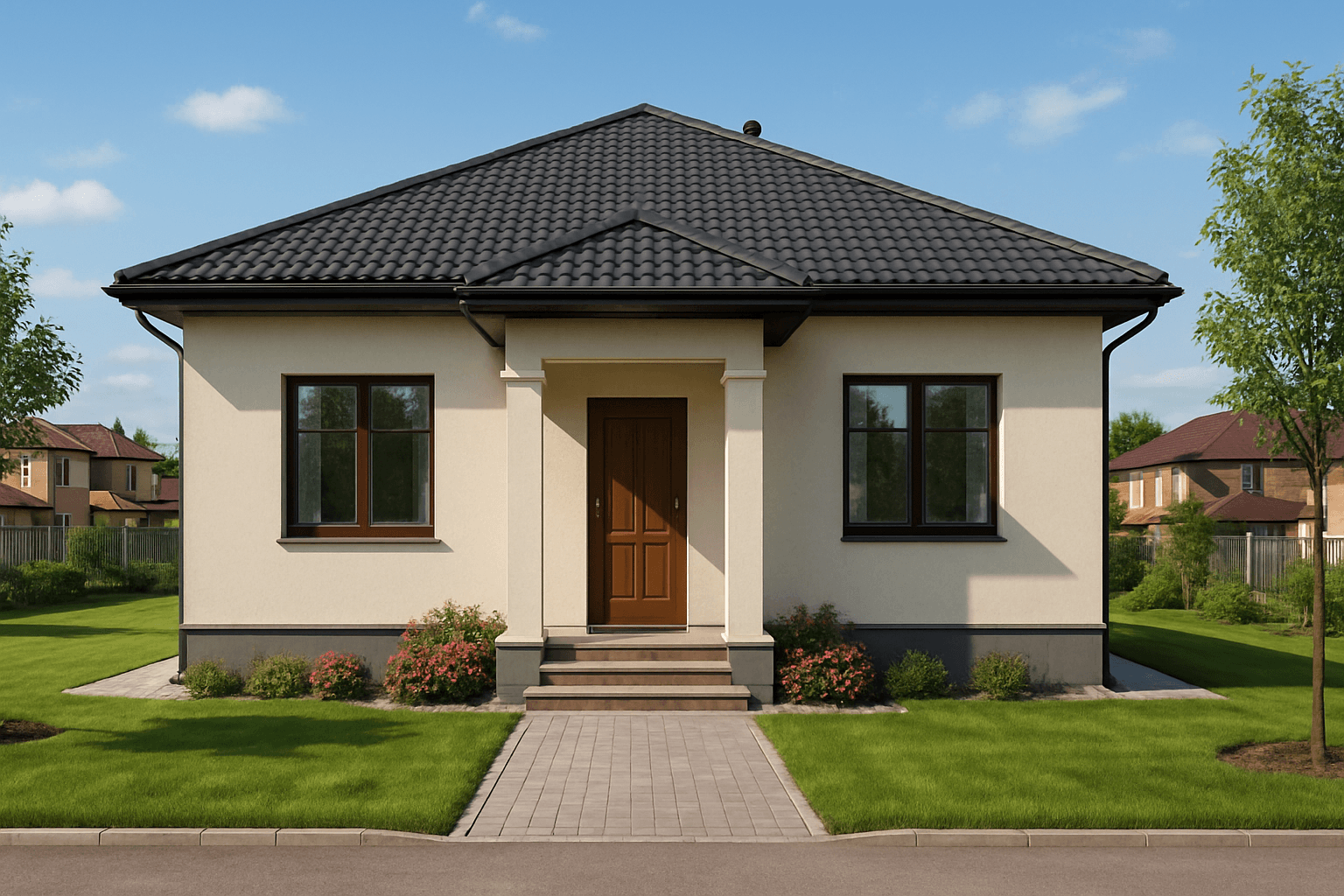 Дом из газобетона 10×10 в Самаре